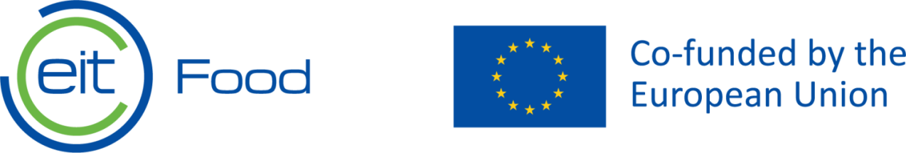 ◳ EIT Food + EU Logo RGB Landscape (png) → (výška 215px)